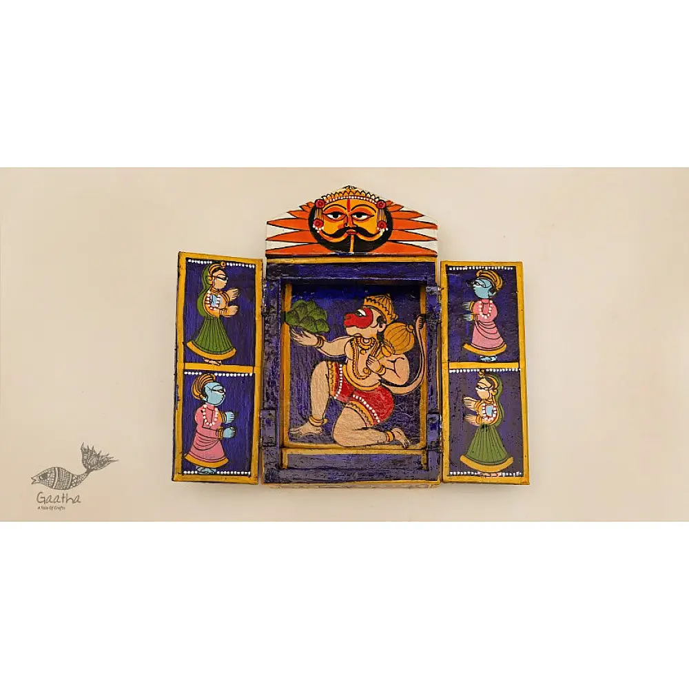 कथनिक ☀ Kaavad a Wooden Shrine { Single piece } ~ 125
